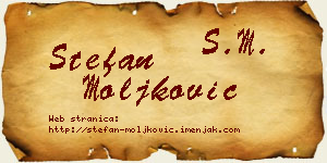 Stefan Moljković vizit kartica
